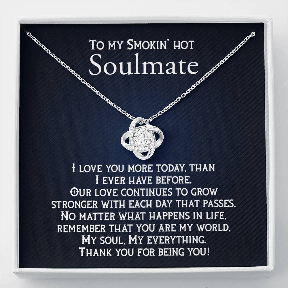 Thank You for Being You-Love Knot Necklace