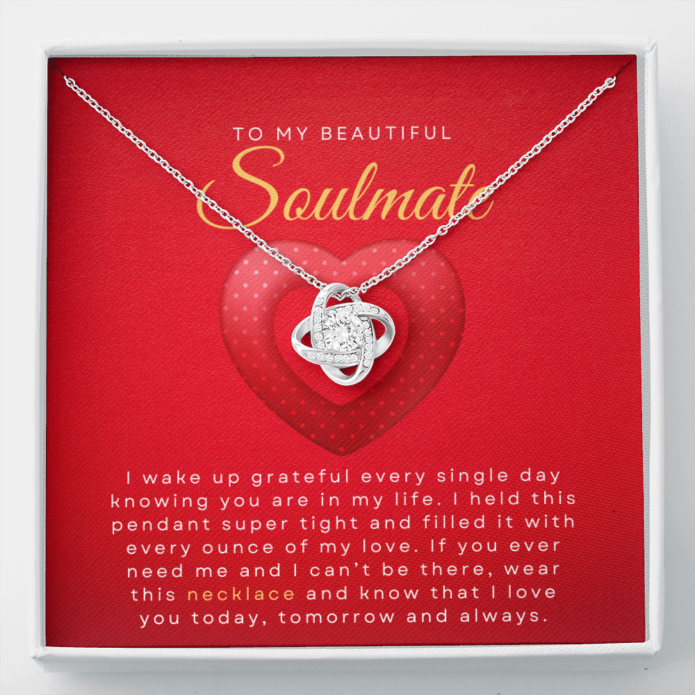 To My Beautiful Soulmate-"Our Connection" Necklace