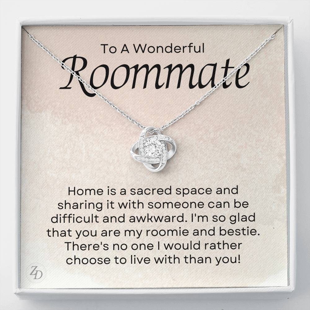 To A Wonderful Roommate-"Sacred Space" Necklace