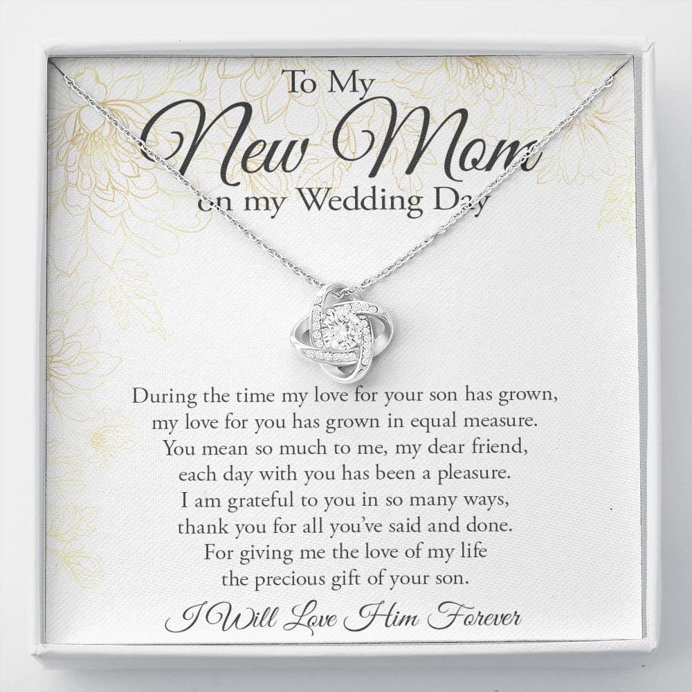 To My New Mom-Thank You For Your Precious Gift-Necklace