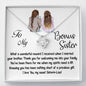 To My Bonus Sister-"Priceless Gift" Necklace