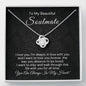 To My Beautiful Soulmate-"Deeply In Love" Love Knot Necklace