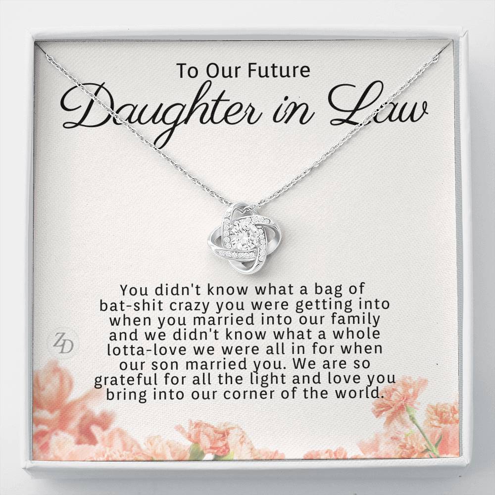 To My Daughter in Law-"Light and Love" Necklace