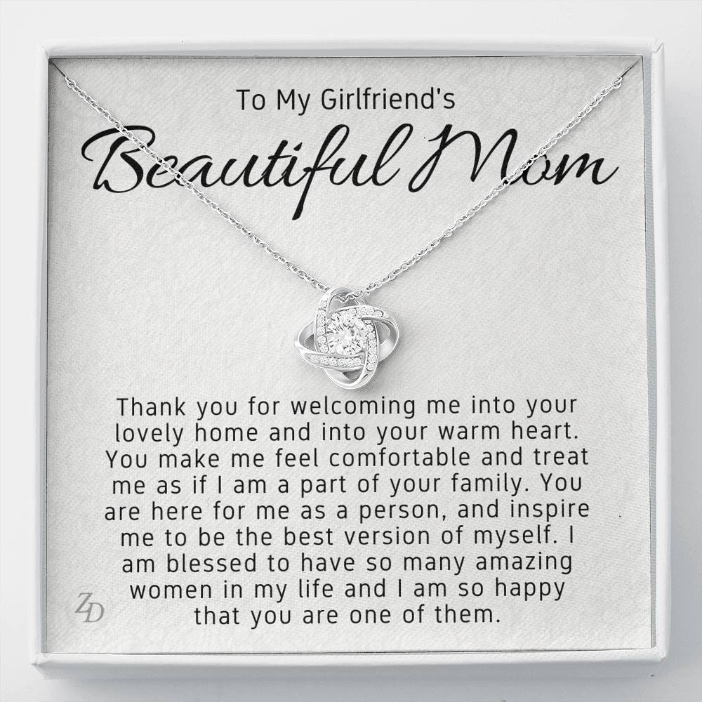 To My Girlfriend's Mom-"Welcoming Me" Necklace