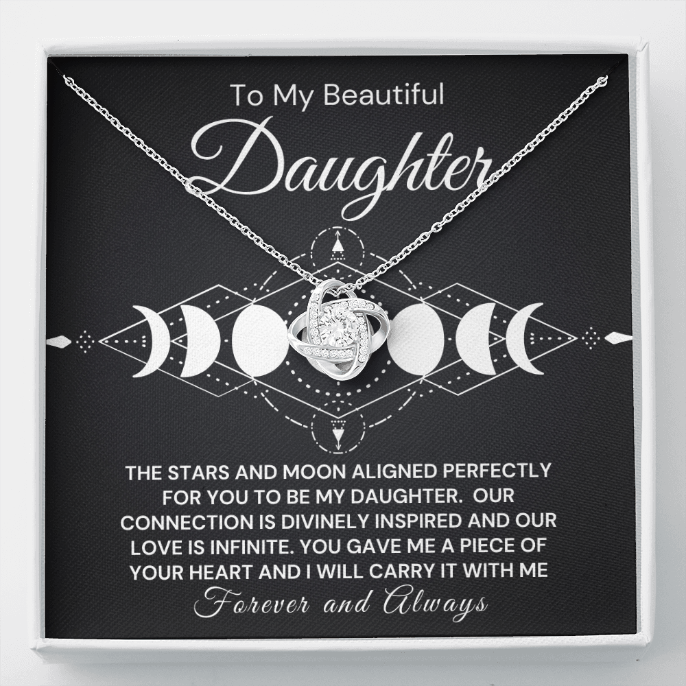To My Beautiful Daughter-Moon Phase Necklace