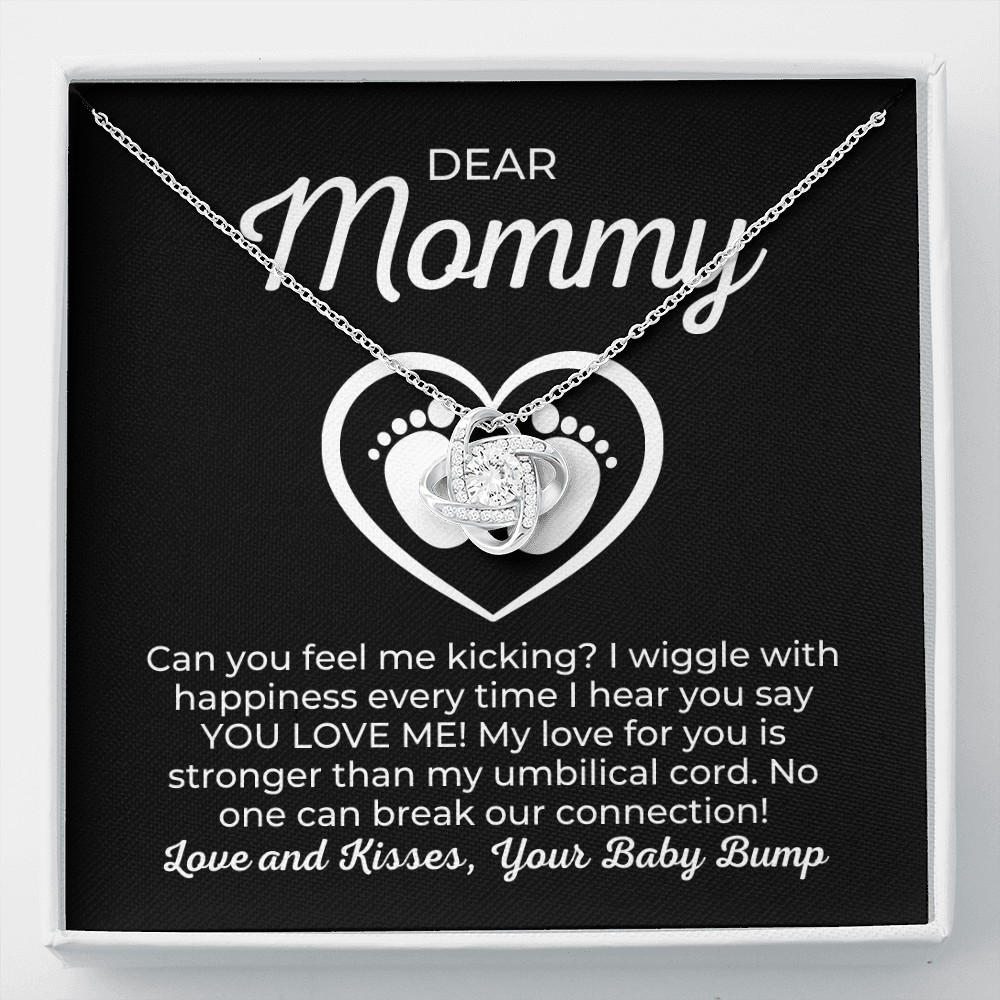 Dear Mommy-From Your Baby Bump Necklace