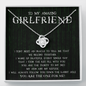 To My Amazing Girlfriend-We Belong Together Necklace