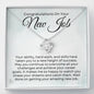 Congrats on Your New Job-"Overcome Challenges" Necklace