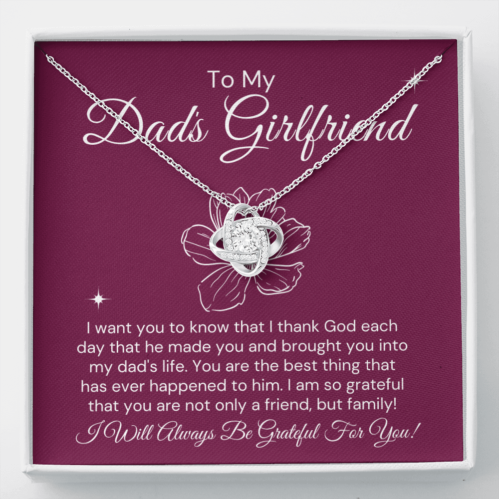 To My Dad's Girlfriend-"I Thank God for You" Necklace
