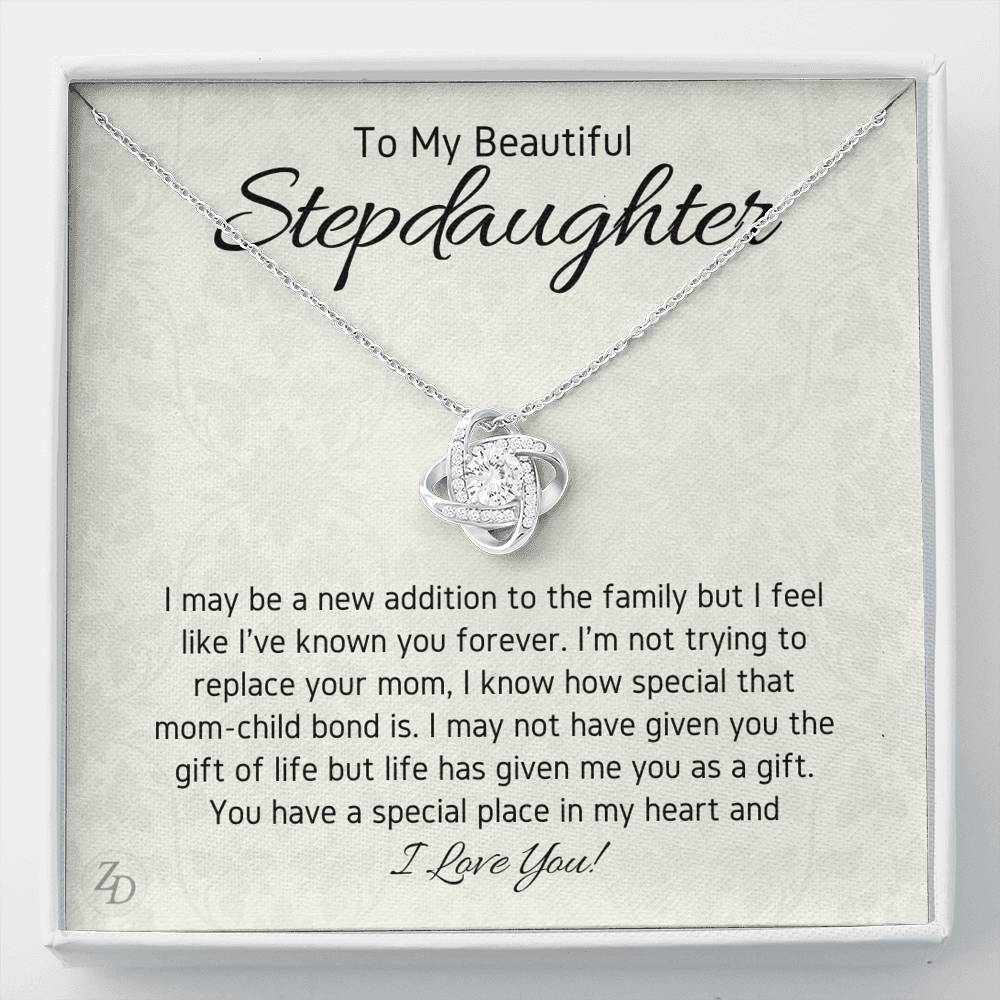 To My Stepdaughter-"You Are a Gift" Love Necklace