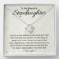 To My Stepdaughter-"You Are a Gift" Love Necklace