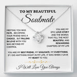 To My Soulmate-"Fate in Love" Love Necklace