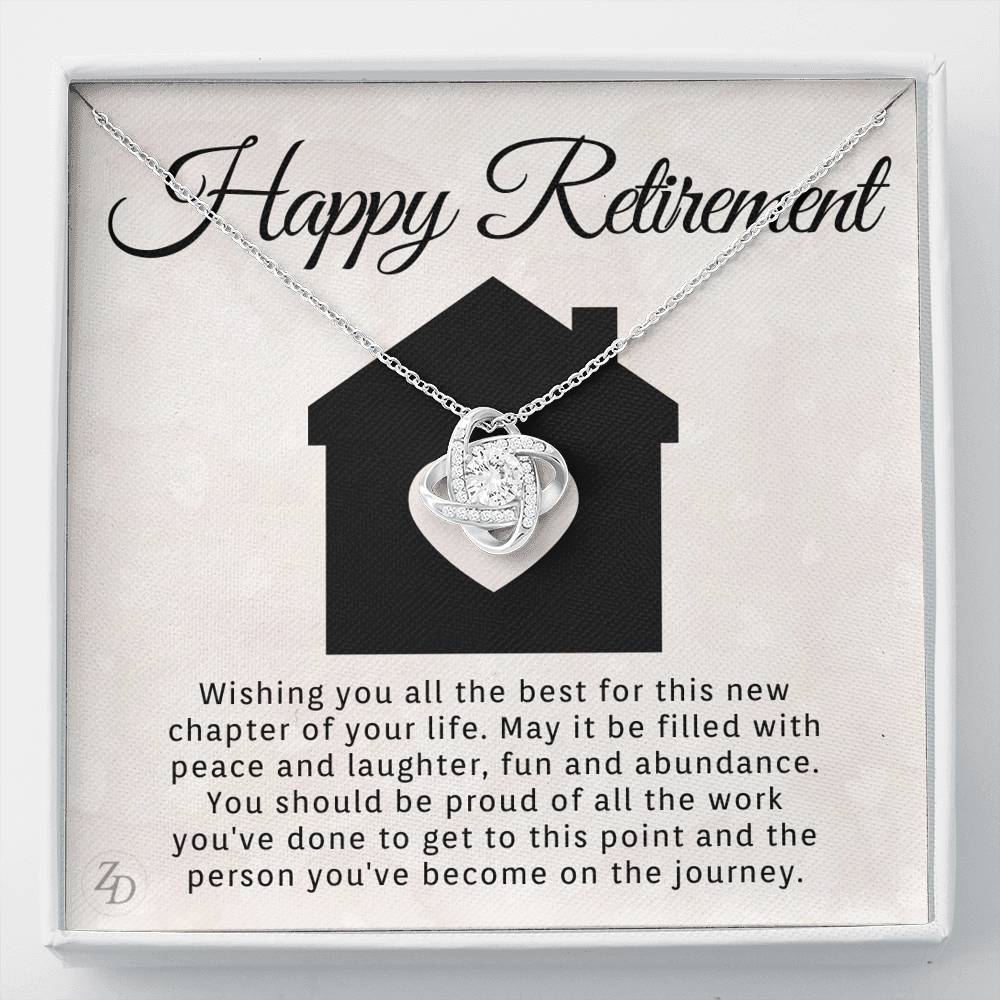 Happy Retirement-"All the Best" Necklace