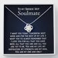 To My Smokin' Hot Soulmate-"My Inspiration" Necklace