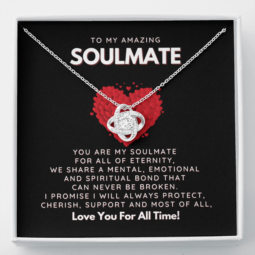 To My Amazing Soulmate-Eternity with You Necklace