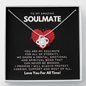 To My Amazing Soulmate-Eternity with You Necklace