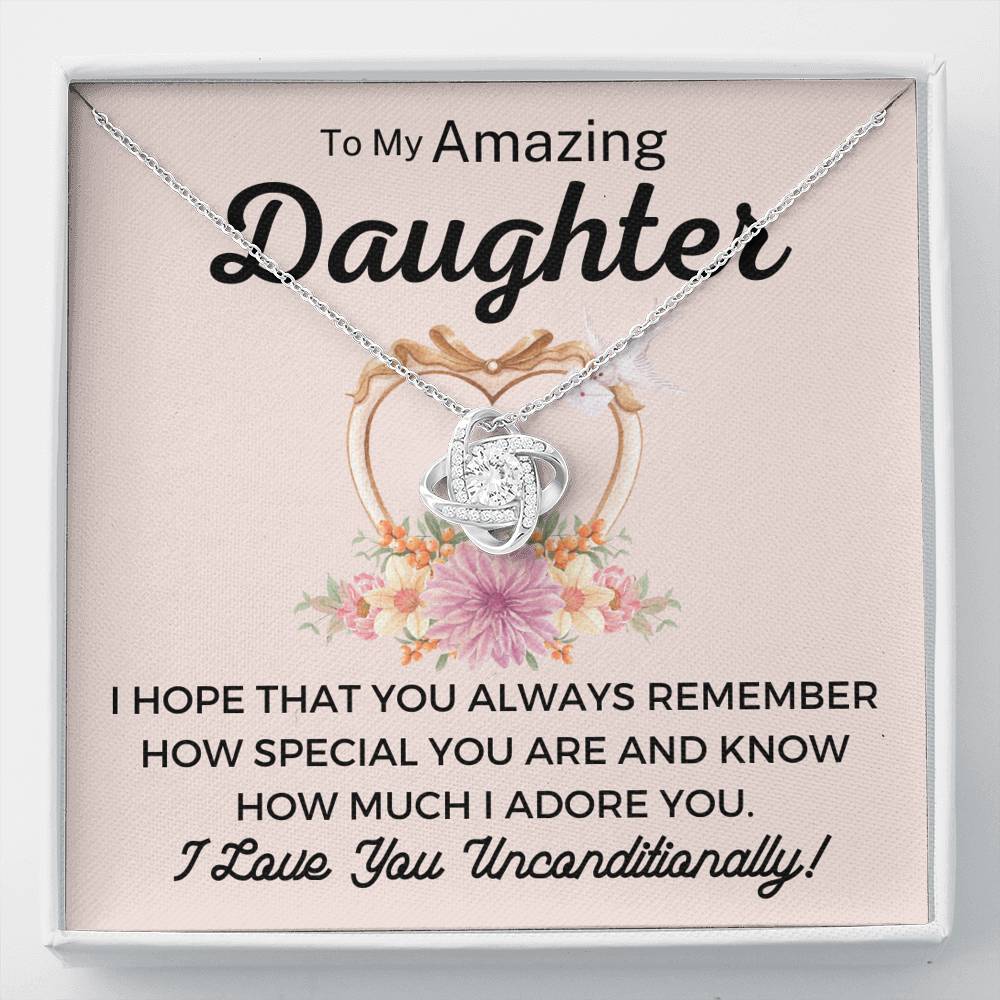 To My Amazing Daughter-"You Are Special" Necklace