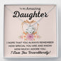To My Amazing Daughter-"You Are Special" Necklace