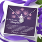 To My Beautiful Daughter-From Mom Love Knot Necklace