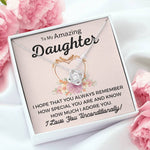 To My Amazing Daughter-"You Are Special" Necklace