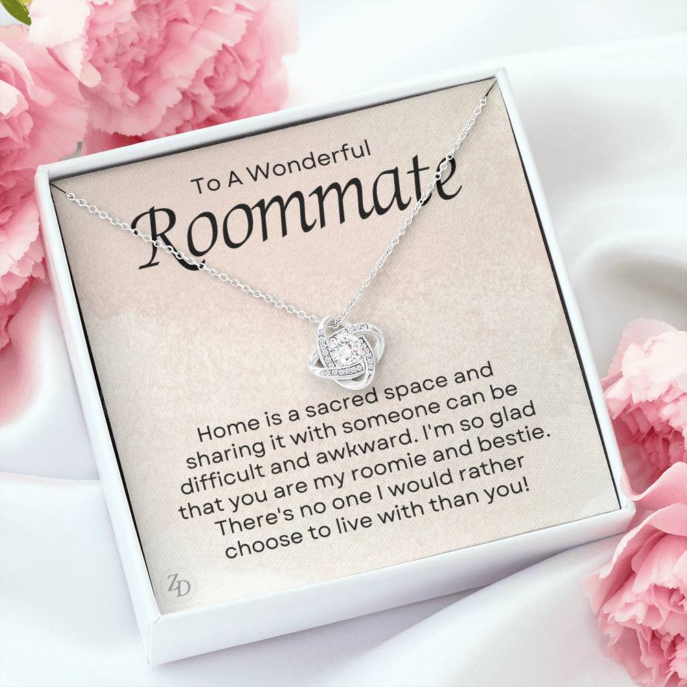 To A Wonderful Roommate-"Sacred Space" Necklace