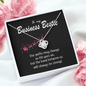 To My Business Bestie-"Our Paths Hearts" Necklace