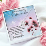 To My Amazing Mother-in-Law-"Thank You" Necklace