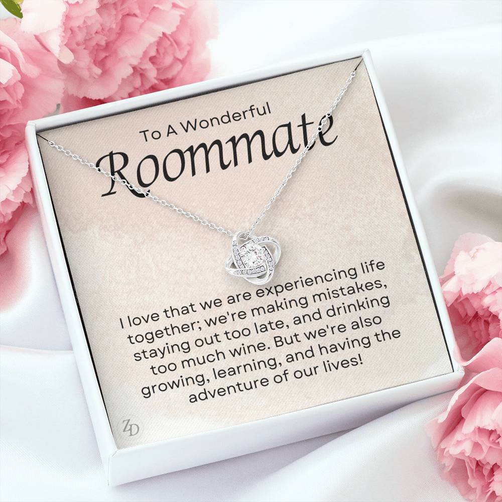 To A Wonderful Roommate-"Experiencing Life" Necklace