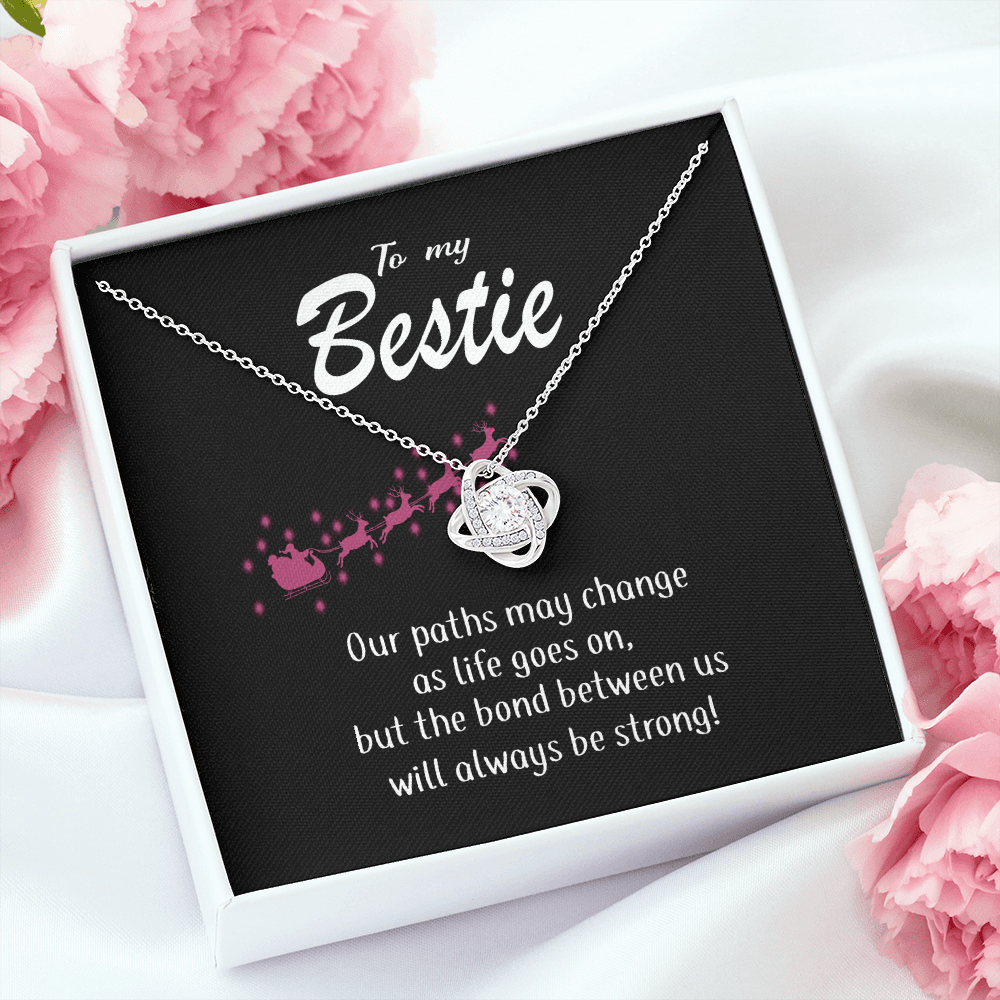To My Bestie-"Our Bond Is Strong" Necklace