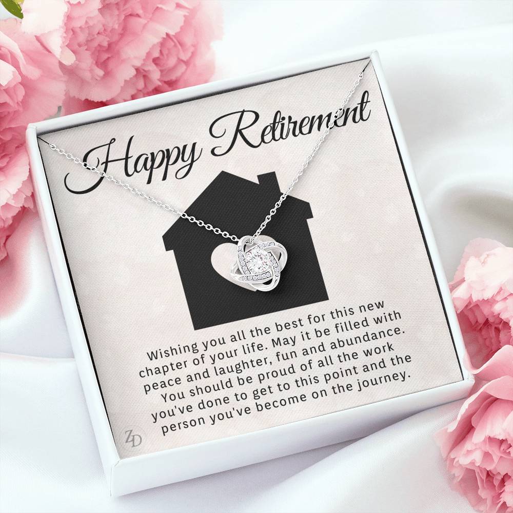Happy Retirement-"All the Best" Necklace