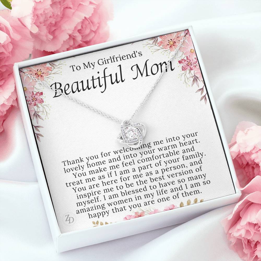 To My Girlfriend's Mom-"You Inspire Me" Necklace