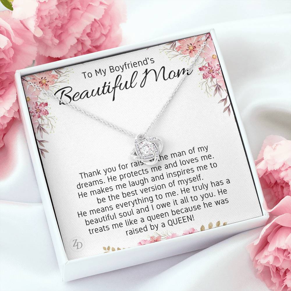To My Boyfriend's Mom-"A Queen" Necklace