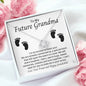 To My Future Grandma-"Excited to Meet You" Necklace