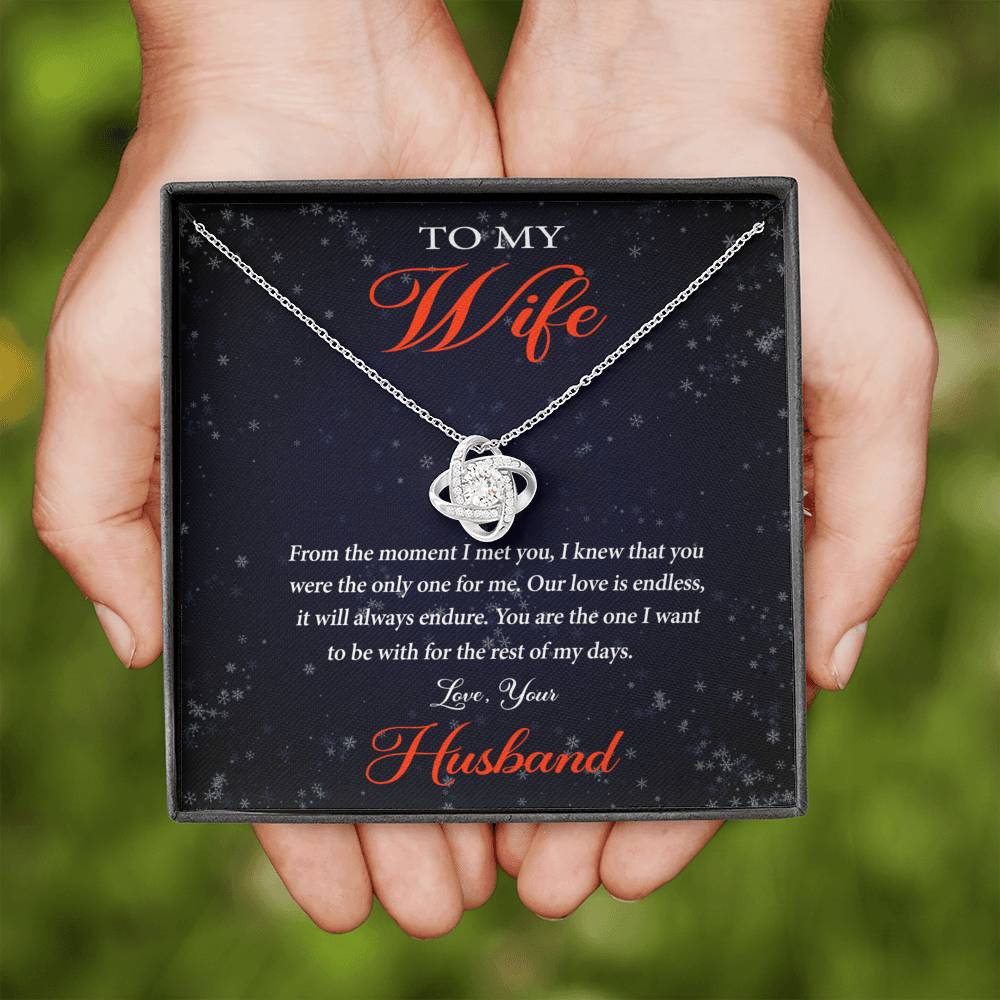 To My Wife-"Endless Love" Necklace