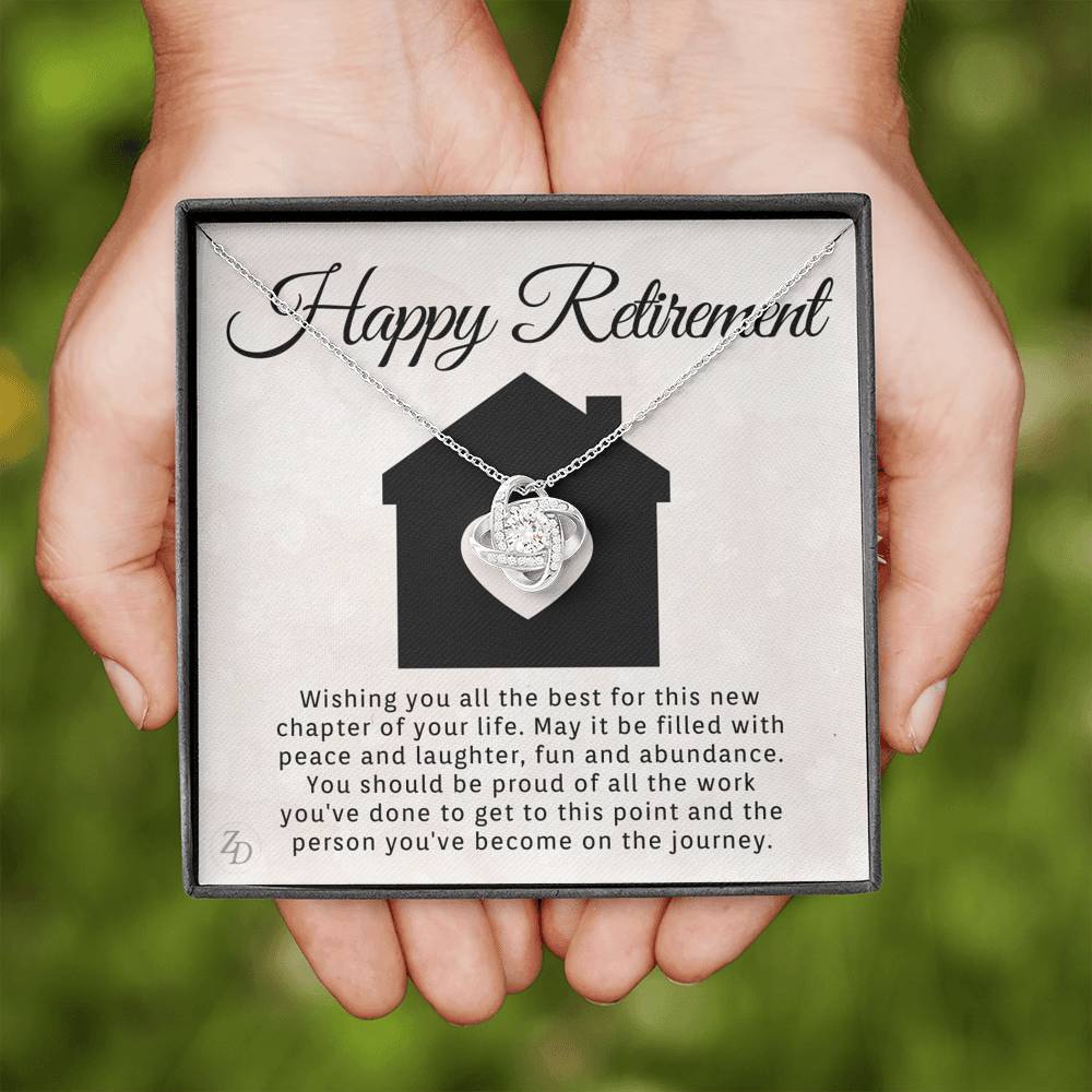 Happy Retirement-"All the Best" Necklace