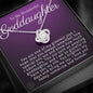 To My Wonderful Goddaughter-"My Greatest Joy" Necklace