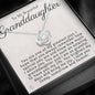 To My Beautiful Granddaughter-"Greatest Joy" Necklace