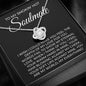 To My Soulmate- "Depth of Love" Necklace