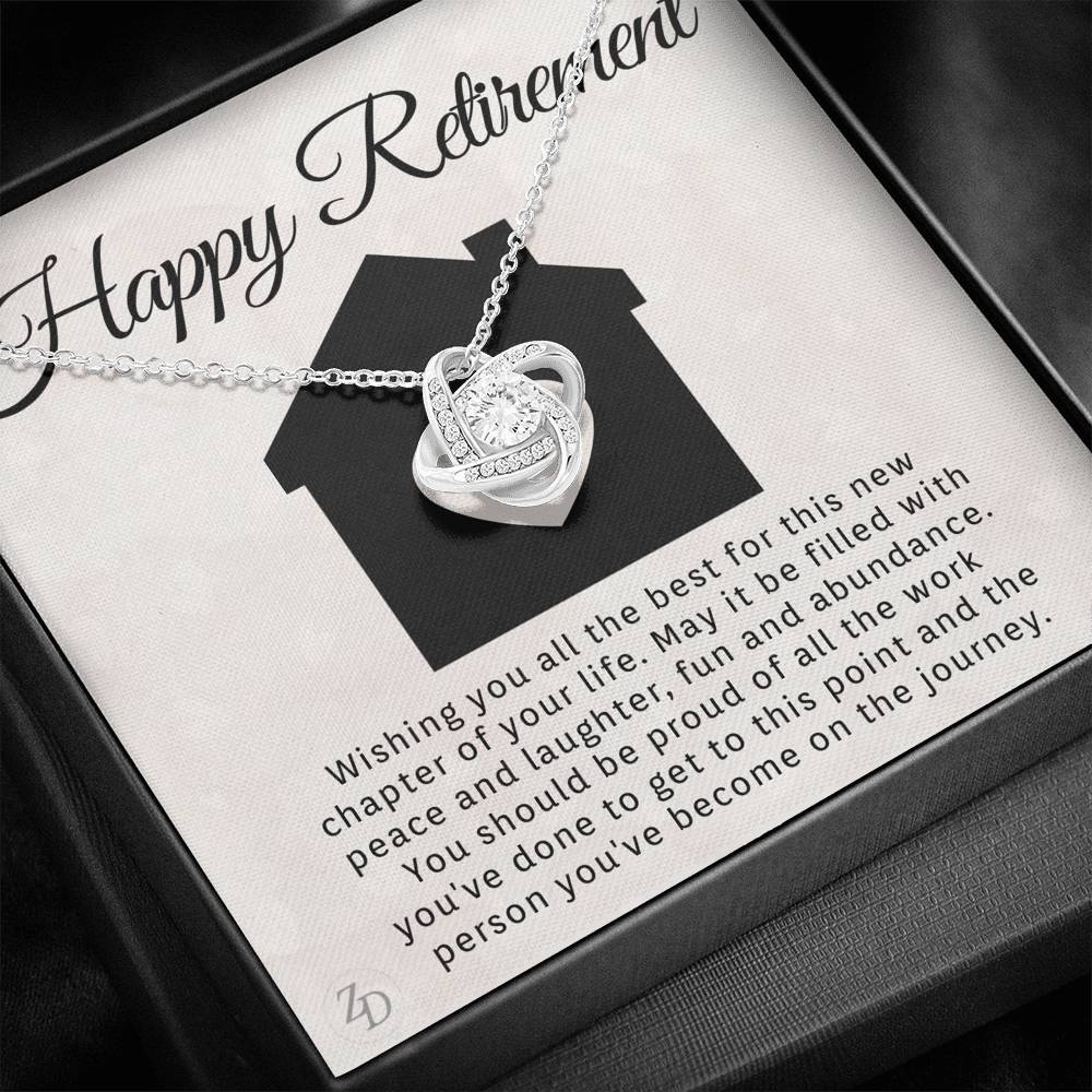 Happy Retirement-"All the Best" Necklace