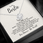 To My Bestie-"You Believe In Me" Necklace