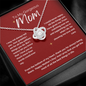 To My Gorgeous Mom-"Your Love and Care" Necklace
