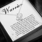 You Are a Warrior-"You Will Rise" Necklace
