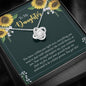 To My Daughter-"You Inspire Me" Necklace