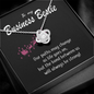 To My Business Bestie-"Our Paths Hearts" Necklace