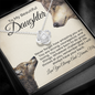 To My Beautiful Daughter, from Mom-"You Are Strong" Necklace