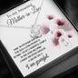 To My Mother-in-Law-"Thank You" Necklace