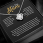 To My Mom-"Overwhelmed with Love" Necklace