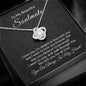 To My Beautiful Soulmate-"Deeply In Love" Love Knot Necklace