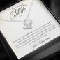 To My Gorgeous Wife-"Never Forget That I Love You" Necklace