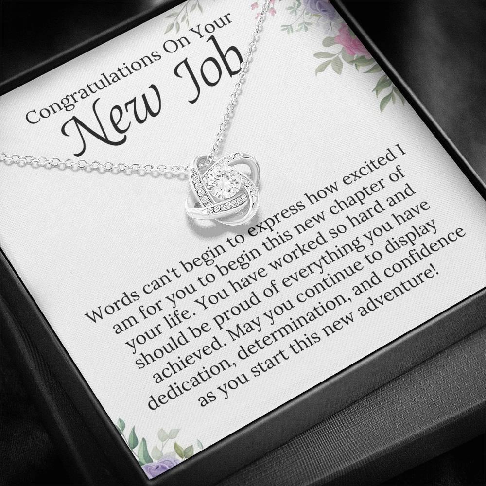 Congrats on Your New Job-"Proud of You" Necklace